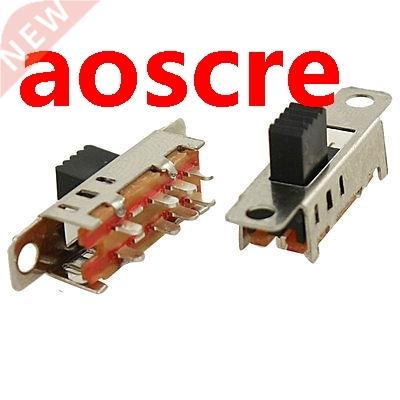 100pcs x 5mm High Knob 8 Pin 3 Position 2P3T DP3T Panel Slid