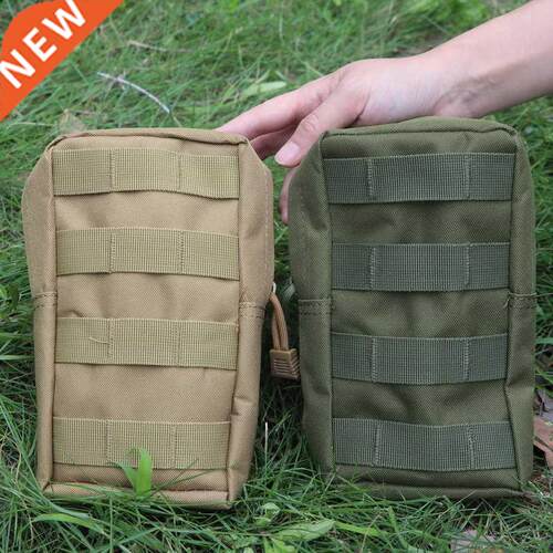 Men Tactical Molle Pouch Nylon Belt Waist Pack Bag Combat Mi