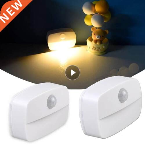 LED Motion Sensor Night Light Usb With Batteries Powered