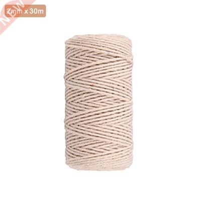 *1mm 2mm 3mm Macrame Rope Twisted String Cotton Cord Handma