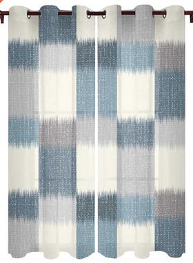 Modern Abstract Window Curtains Kitchen Bedroom Drapes Home