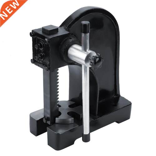 1T Carbon Steel Manual Desktop Hand Punch Press Machine Meta