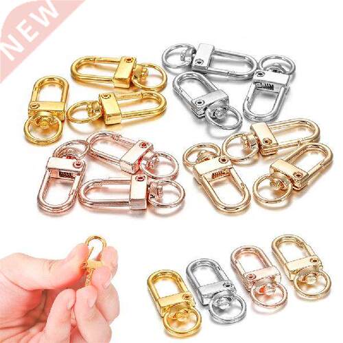 Gold Rhodium Metal Lobster Clasps, 12x33mm, 10pcs / lot,