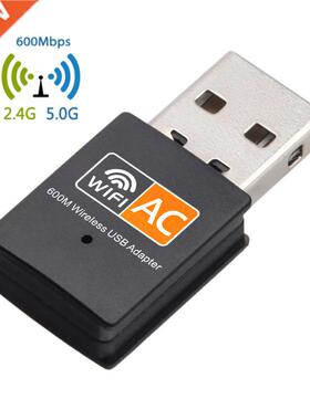 600Mbps USB WiFi Adapter Dual Band 2.4G/5.G AC Wireless Ethe