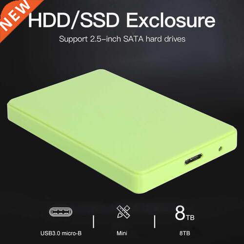 2.5 nch USB 3.0 Hard Drve Dsk Enclosure Support 8TB 6Gbps
