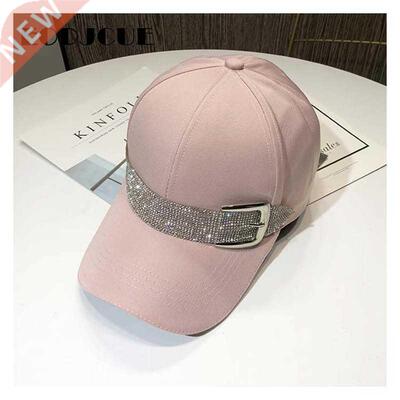 New Fashion Rhinestone Belt Baseball Caps For Women Snapback