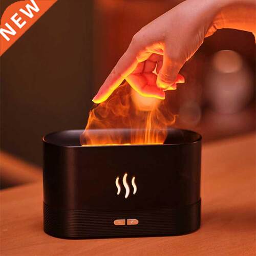 USB Simulation Flame Night Light with 180ML Water Tank Humid