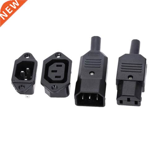 IEC20 C14 C1 Electrical AC Socket  Female Male Inlet Plug