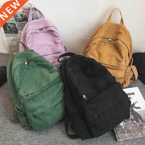 Vintage Casual Backpack Women Travel Bag 2021 Fashion High C
