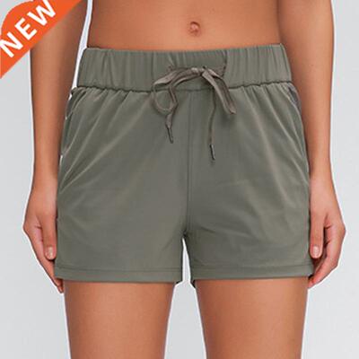 new Shorts for Women with Pockets Workout Running Sports Sho