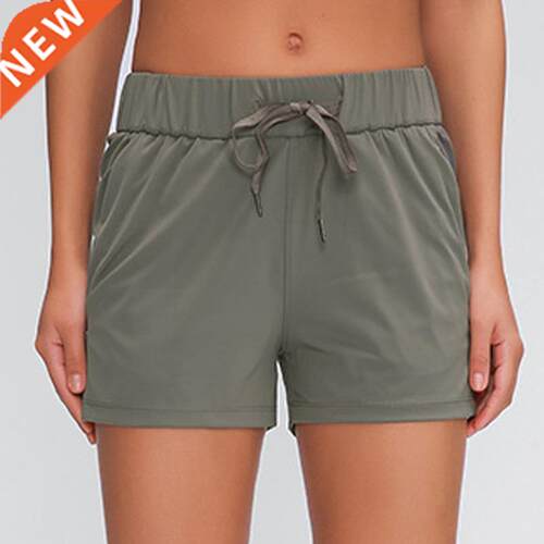 new Shorts for Women with Pockets Workout Running Sports Sho