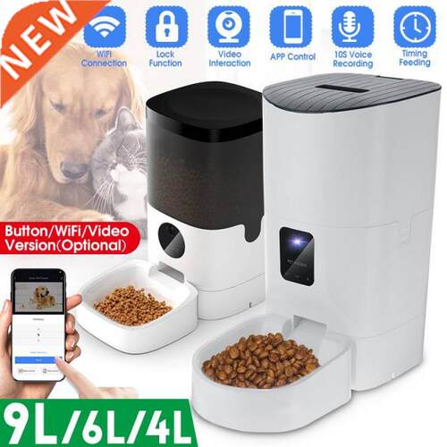 4L/6L/9L Automatic Pet Feeder APP Control Timing Feeding Voi