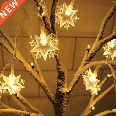 New 1Pcs LED String Lights Moon Stars Garland Christmas Gard