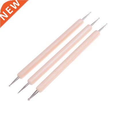 3 PCS/Set Pottery Tools Wood Handle Pottery Set Wax Carving