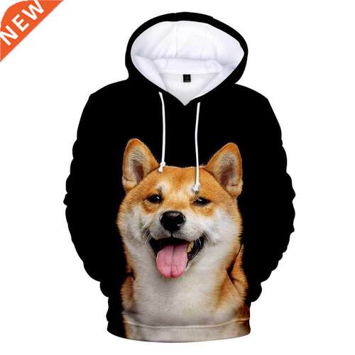 Autumn dog puppy 3D Hoodie Men Women Sweatshirts Harajuku