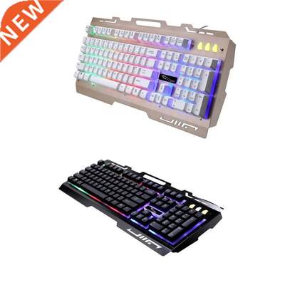 Wired USB RGB Gaming Keyboard Colorful LED Backlit Desktop C