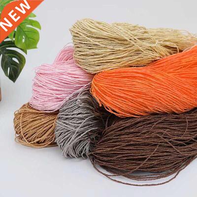 500g 400m 10Colors Raffia Paper Yarn Natural  Hat Handbag