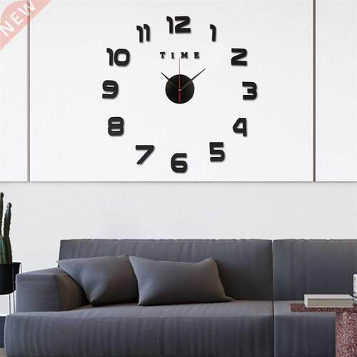 3D Wall Clock Mirror Wall Stickers Creative DIY Wall Clocks