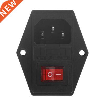 1PC 10A 250V  Pin IEC20 C14 AC Inlet Male Plug Power Socke