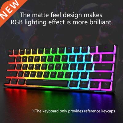 1Set Double Shot PBT Keycap 104 Keys Pudding Backlight Keyca