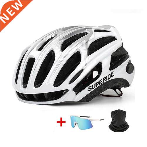 IDE TRAIL DH MTB Bike Helmet with Glasses Ultralight Mountai