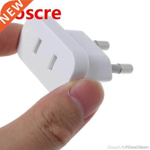 1pc Power Plug Converter Travel Adapter US to EU Europe High