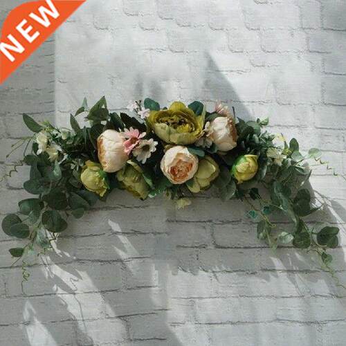 Decoration Artificial Flower Wreath Door Threshold Garland