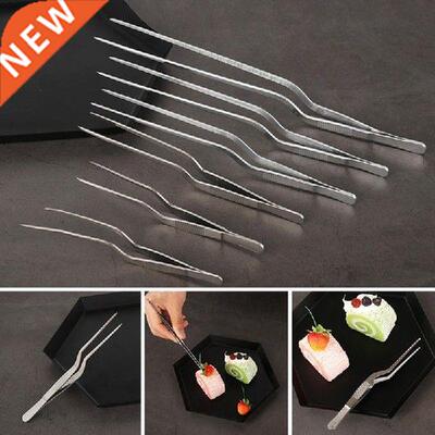 1Pcs Presentation Food Tweezer Stainless Steel BBQ Clip