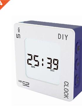 Time Management Pomodoro Timer Creative Square Alarm Clo