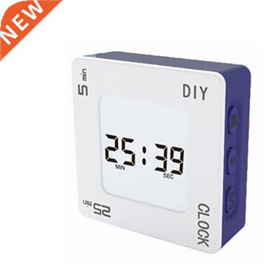 Time Management Pomodoro Timer Creative Square Alarm Clo