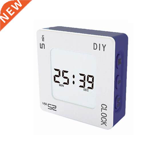 Time Management Pomodoro Timer Creative Square Alarm Clo