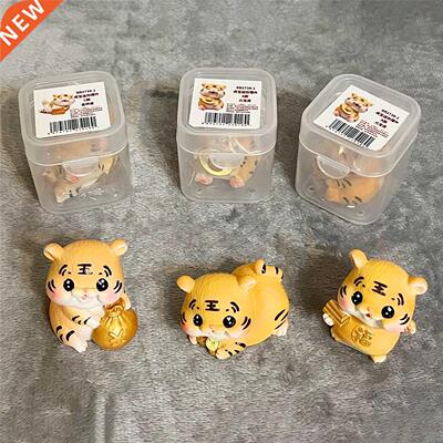 2022 New DIY New Year Tiger Miniature Figurine Micro