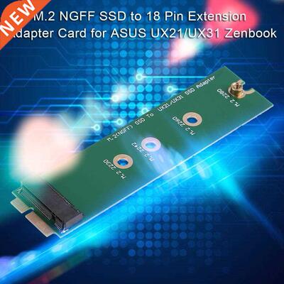 M.2 NGFF SSD to 18 Pin Extension Adapter Converter Card for