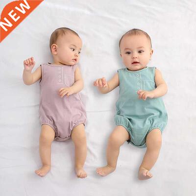 baby & kids boys girls summer cotton casual pocket print