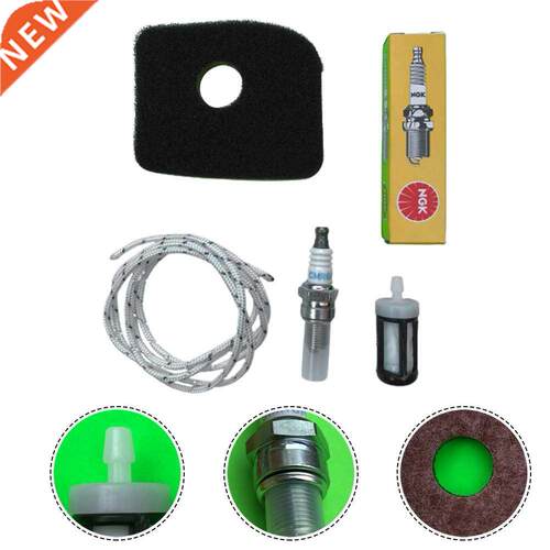 4pcs/set Air Filter Fuel Filter Spark Plug Garden Tool Parts