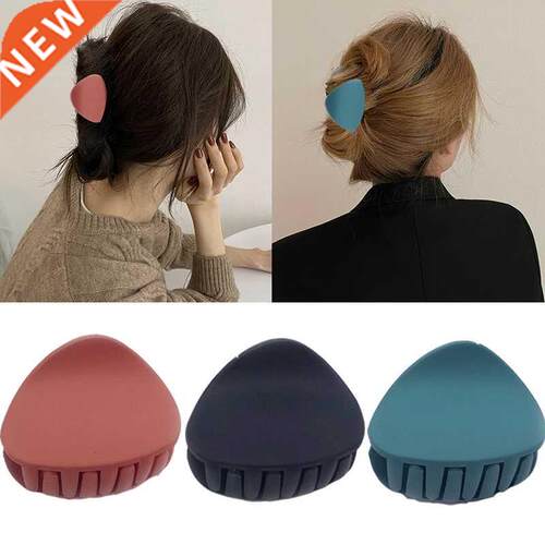 New Solid Color Hair Clip Mini Hair Claw Clip Barrettes Swee