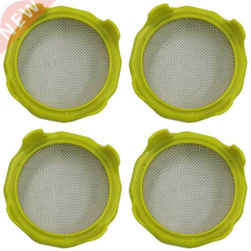4Pcs Vegetale Growing Germination Sprouting Lids Mesh Sprou