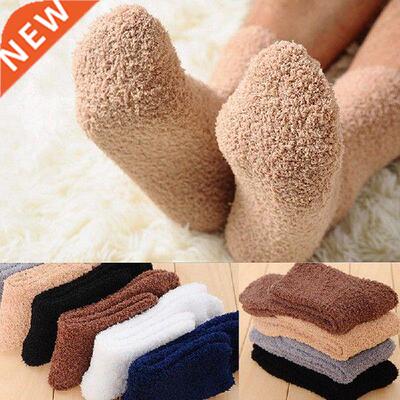 1Pair Winter Warm Fluffy Socks In Women's Socks Cute Soft