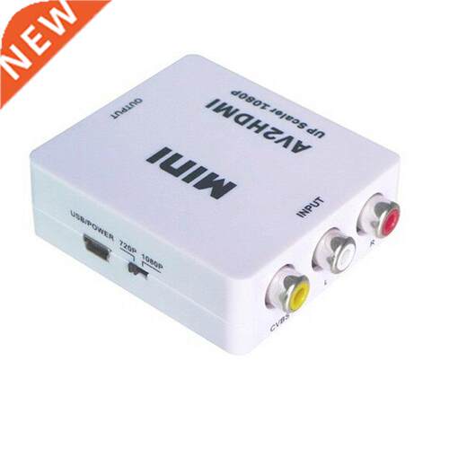 Composte AV CVBS 3RCA to HDM Vdeo Converter Mn Adapter