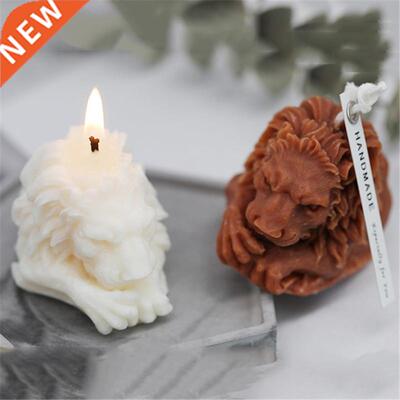 3D Lion Candle Mold Resin Crafts Handmade Lion Candle