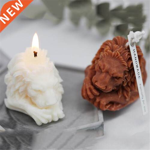 3D Lion Candle Mold Resin Crafts Handmade Lion Candle