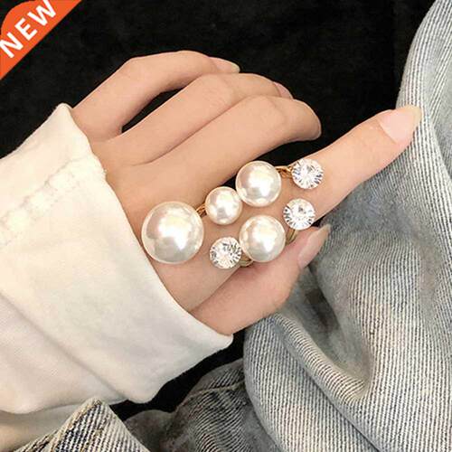 Elegant Retro Oversize Multi Pel Rings For Women Lady Shin