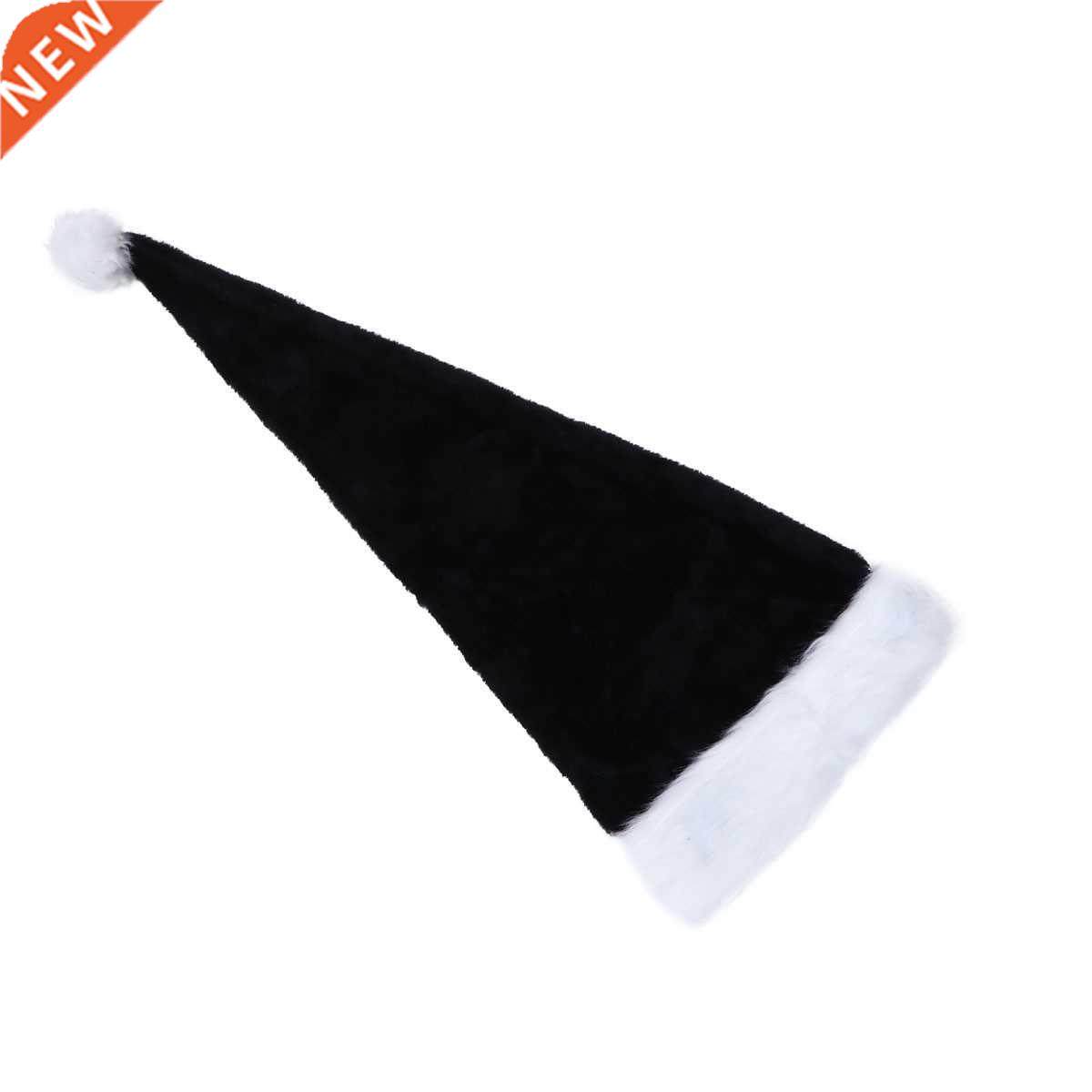 1pc 75cm christmas santa hat luxury plush christmas santa