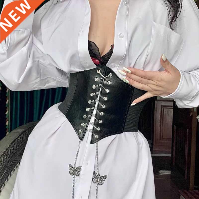 Corset Wide Belts Pu Leather Slimming Body Waistband for Wom