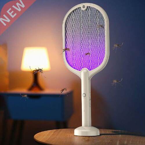 3000V Electric Insect Racket Swatter Zapper USB 1200mAh