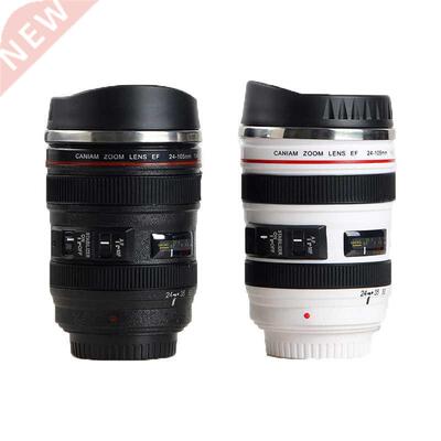Stainless Steel Cera EF24-105mm Coffee Lens Mug White lac