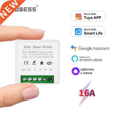 16A MINI Wifi Switch DIY 2-way Remote Control Timer Relay Au