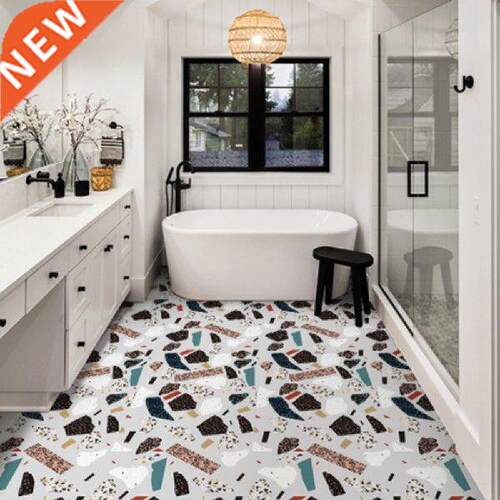 PVC terrazzo Wall Stcker Thck PVC Adhesve Waterproof