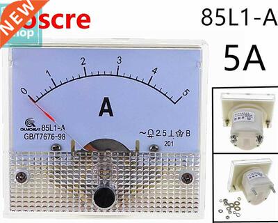 85L1 5A AC Panel Meter Analog Panel Ammeter Dial Current Gau