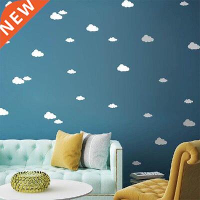 48 Pcs / Set Cartoon Clouds Wall Stickers Self-adhesive
